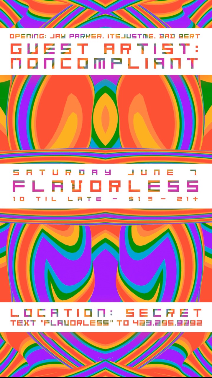 June 7 Pride party poster